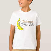 Bananas over Ukki Tシャツ (正面)