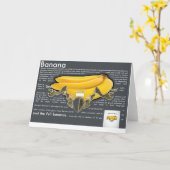 Bananas PostCard カード (黄色い花)