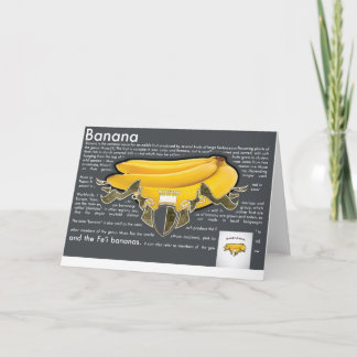 Bananas PostCard カード