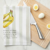 Bananas - Quran Verse キッチンタオル (四つ折り)