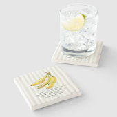 Bananas Quran Verse ストーンコースター (横)