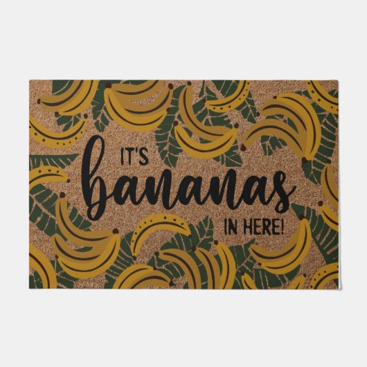 Bananas Rug、Bananas おもしろい Rug ドアマット (正面)