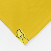 bananas, Seamless pattern with bananas, food backg フリースブランケット (角)