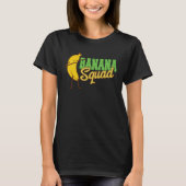 Bananas squad dabbing Fruit Vegan  vegetarian Tシャツ (正面)