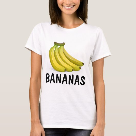 BANANAS Tシャツティおもしろいー Tシャツ (正面)