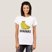 BANANAS Tシャツティおもしろいー Tシャツ (正面フル)