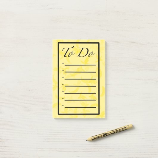 Bananas To Do List Post it Notes ポストイット (デスク上)