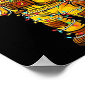 Bananaut Space Explorer - Christmas Astronaut Ligh ポスター (角)