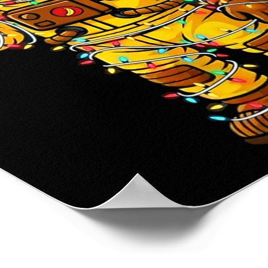 Bananaut Space Explorer - Christmas Astronaut Ligh ポスター (角)