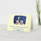 Bananaversaryの幸せな漫画はカードをまねます カード (裏面)