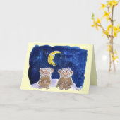 Bananaversaryの幸せな漫画はカードをまねます カード (黄色い花)