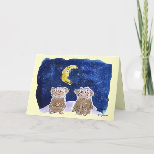 Bananaversaryの幸せな漫画はカードをまねます カード (正面)