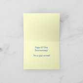 Bananaversaryの幸せな漫画はNoteCardをまねます カード (内部)