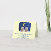 Bananaversaryの幸せな漫画はNoteCardをまねます カード (裏面)