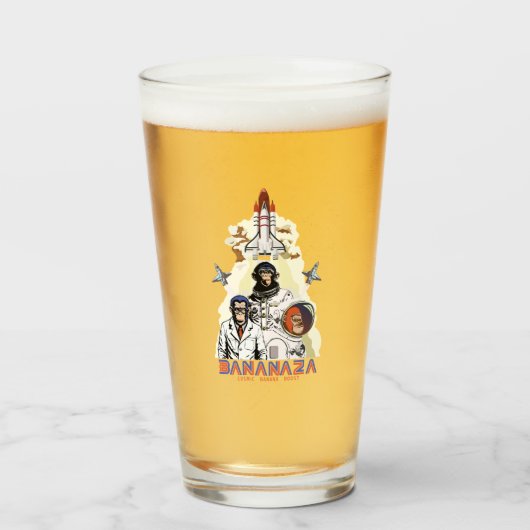 BANANAZA :宇宙モンキーチーム タンブラーグラス (ドリンク正面)