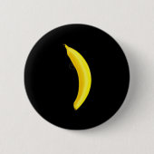 banane 缶バッジ (正面)
