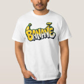 banane, graffiti, fruit, street art, urban tシャツ (正面)