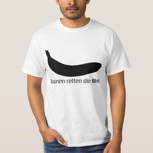 Bananen retten die Welt T-Shirt Tシャツ (正面)