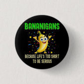Bananigans、Accessory、Go Bananas 缶バッジ (正面)