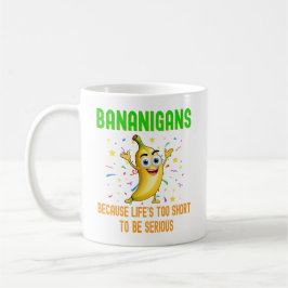Bananigans、Go Bananas、おもしろいトロピカルフルーツユーモア コーヒーマグカップ