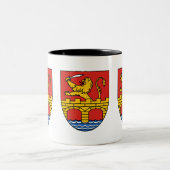 Banat Coat of Arms  ツートーンマグカップ (中央)