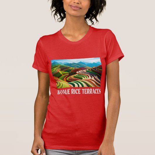 Banaue Rice Tarraces, Banaue, Ifugao, Filipino T- Tシャツ (正面)