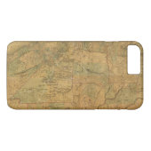 Bancroftの太平洋の州の地図 Case-Mate iPhoneケース (裏面(横))