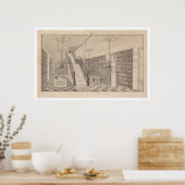 Bancroft Library at 1538 Valencia通り(1420) ポスター (キッチン)