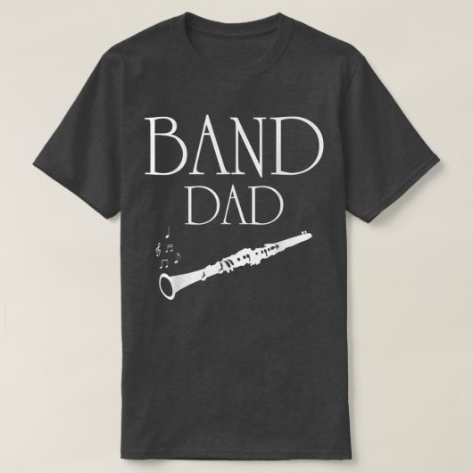 Band Dad Music Group Vater Clarinet Tシャツ (デザイン正面)