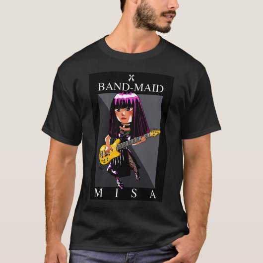 BAND MAID ベーシスト (MISA) Tシャツ (正面)