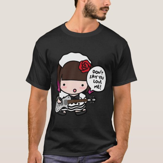 BAND-MAID 小鳩ミク - 歌詞 Tシャツ (正面)