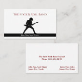 Band Musician Business Card 名刺 (正面/裏面)