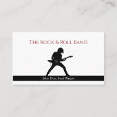 Band Musician Business Card 名刺 (正面)
