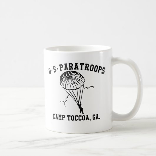 Band of Brothers Currahee US Paratrooper Toccoa コーヒーマグカップ (右)