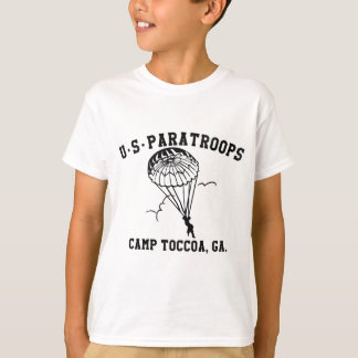 Band of Brothers Currahee US Paratrooper Toccoa Tシャツ