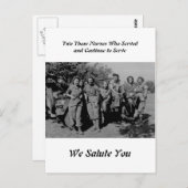 Band Of Sisters – 第二次世界大戦中のナース ポストカード (正面/裏面)