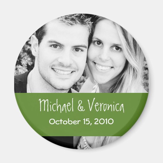 Band Photo Save the Date Magnet マグネット (正面)