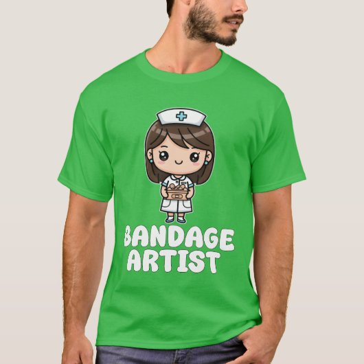 BANDAGE ARTIST NURSE GIFT Tシャツ (正面)