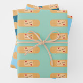 Bandaidパッチプラスターのパーソナル化可能な文字 ラッピングペーパーシート (インサイチュ)