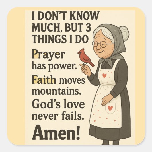 Bandana スクエアシール (正面)