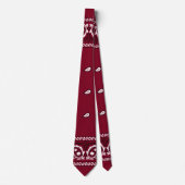 Bandana Burgundy Tie ネクタイ (正面)