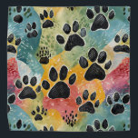 Bandana for your Pet バンダナ<br><div class="desc">新し与えいバンダナ、抽象芸術の手のプリントを持つペットの愛</div>