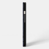 Bande de cassette noire iPhoneケース (左側面)