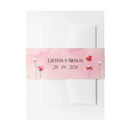 Bandeau "Coquelicots" 招待状ベリーバンド