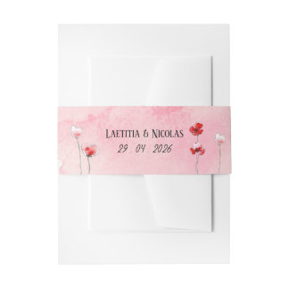 Bandeau "Coquelicots" 招待状ベリーバンド