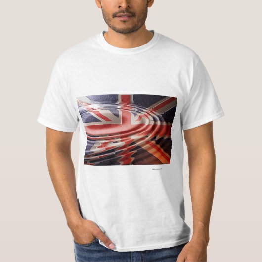 Bandeira Britânica refletida Tシャツ (正面)