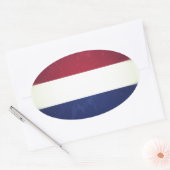 Bandeira da Holanda 楕円形シール (封筒)