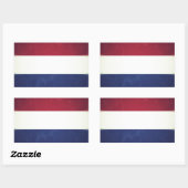 Bandeira da Holanda 長方形シール (シート)