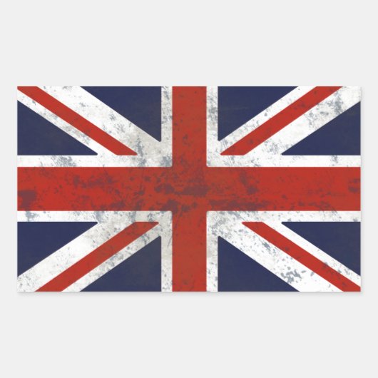 BANDEIRA DA INGLATERRA 長方形シール (正面)