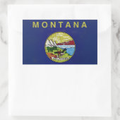 Bandeira de Montana 長方形シール (バッグ)
